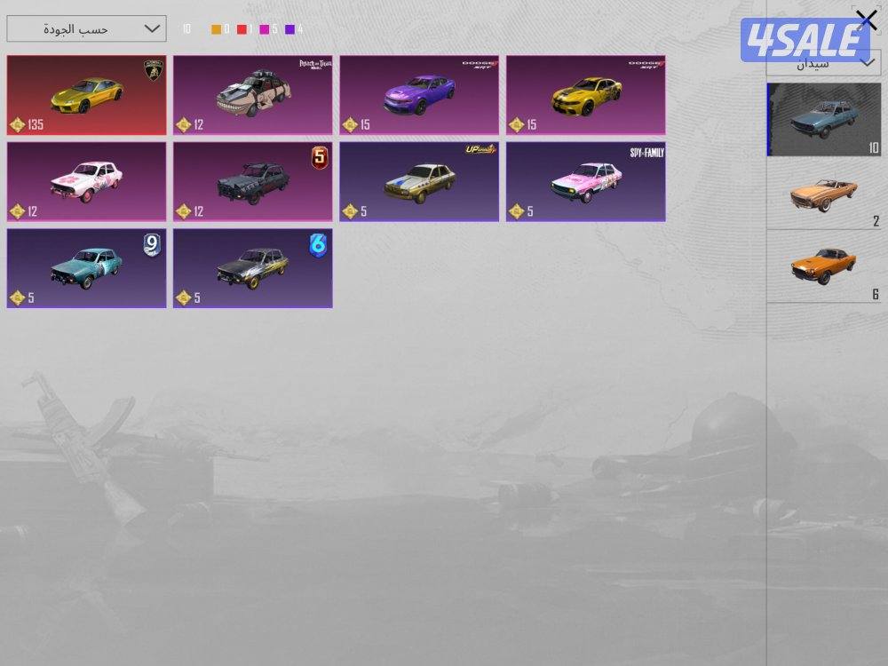 حساب ببجي فخم12