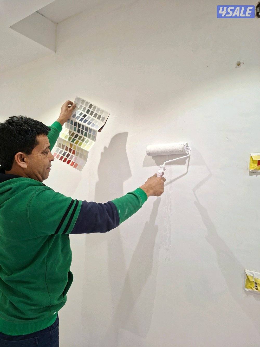 دهان داخلي وخارجي بدون رائحة، دهان ألواح الجبس، دهان الأبواب، إلخ2