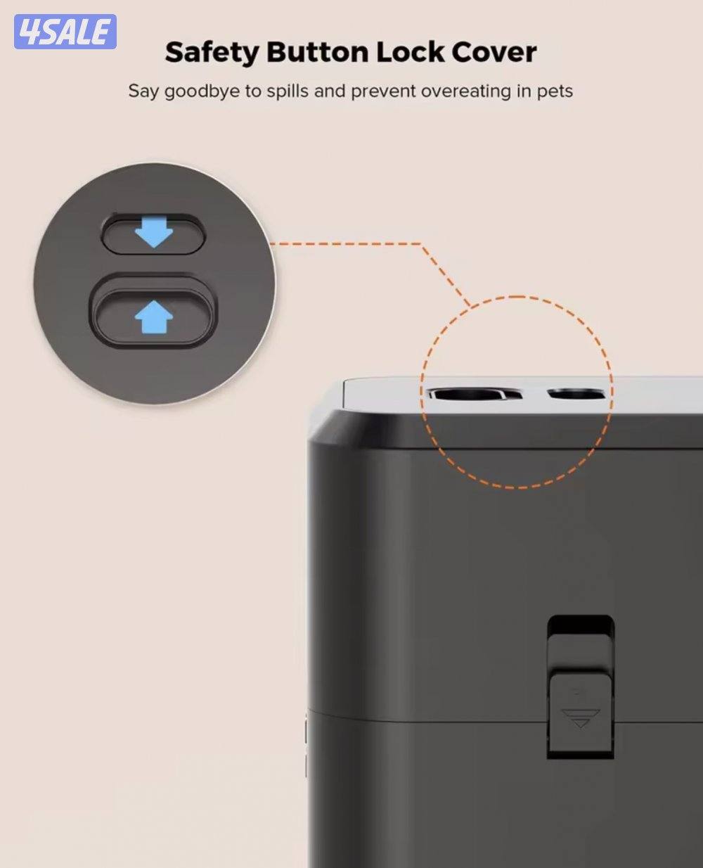 Automatic Pet Feeder موزع طعام للحيوانات الأليفة أوتوماتيكي3