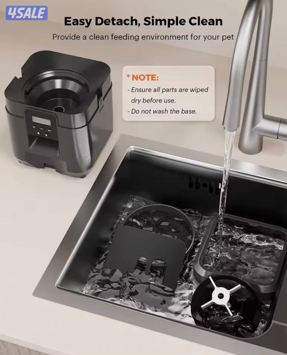 Automatic Pet Feeder موزع طعام للحيوانات الأليفة أوتوماتيكي5