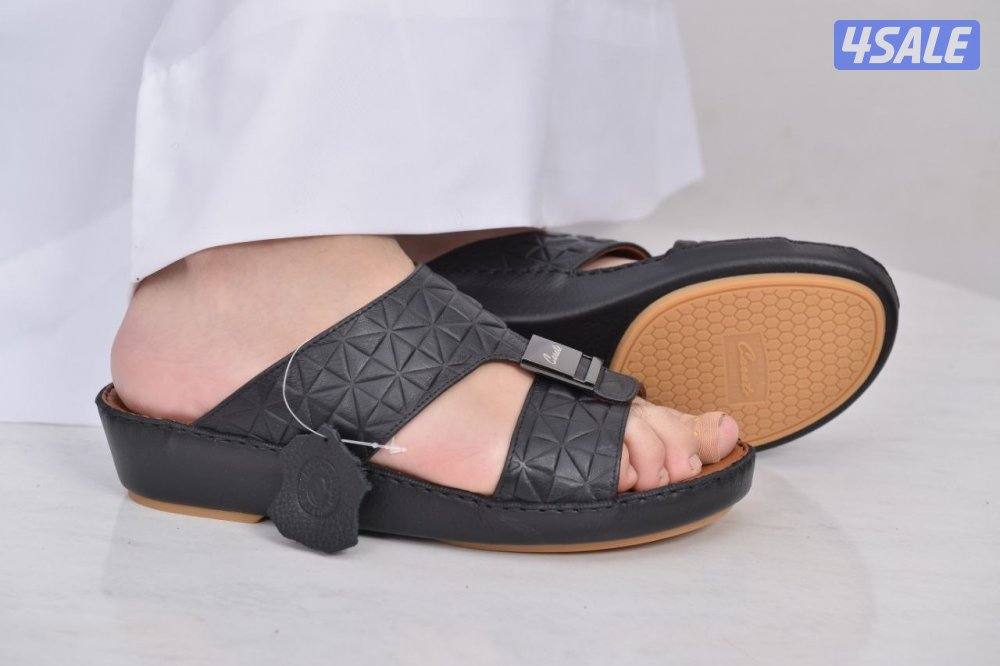 احذية تميمه جلد طبيعي مداس طبي عدم التعرق والتطبيع4