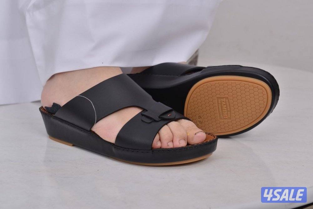 احذية تميمه جلد طبيعي مداس طبي عدم التعرق والتطبيع5