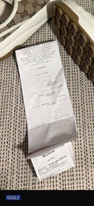 حذاء قوتشي غوتشي اصليي وليس تقليد( سعره بعد المساومه)2