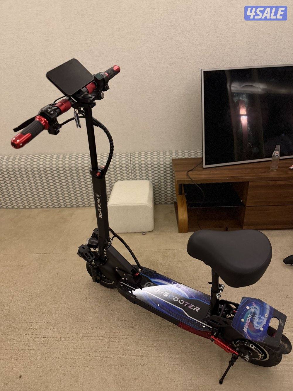 سكوتر كهربائي شبح استخدام يوم واحد جديد سعر شراء. ١٢٠ سعر بيع٩٥0