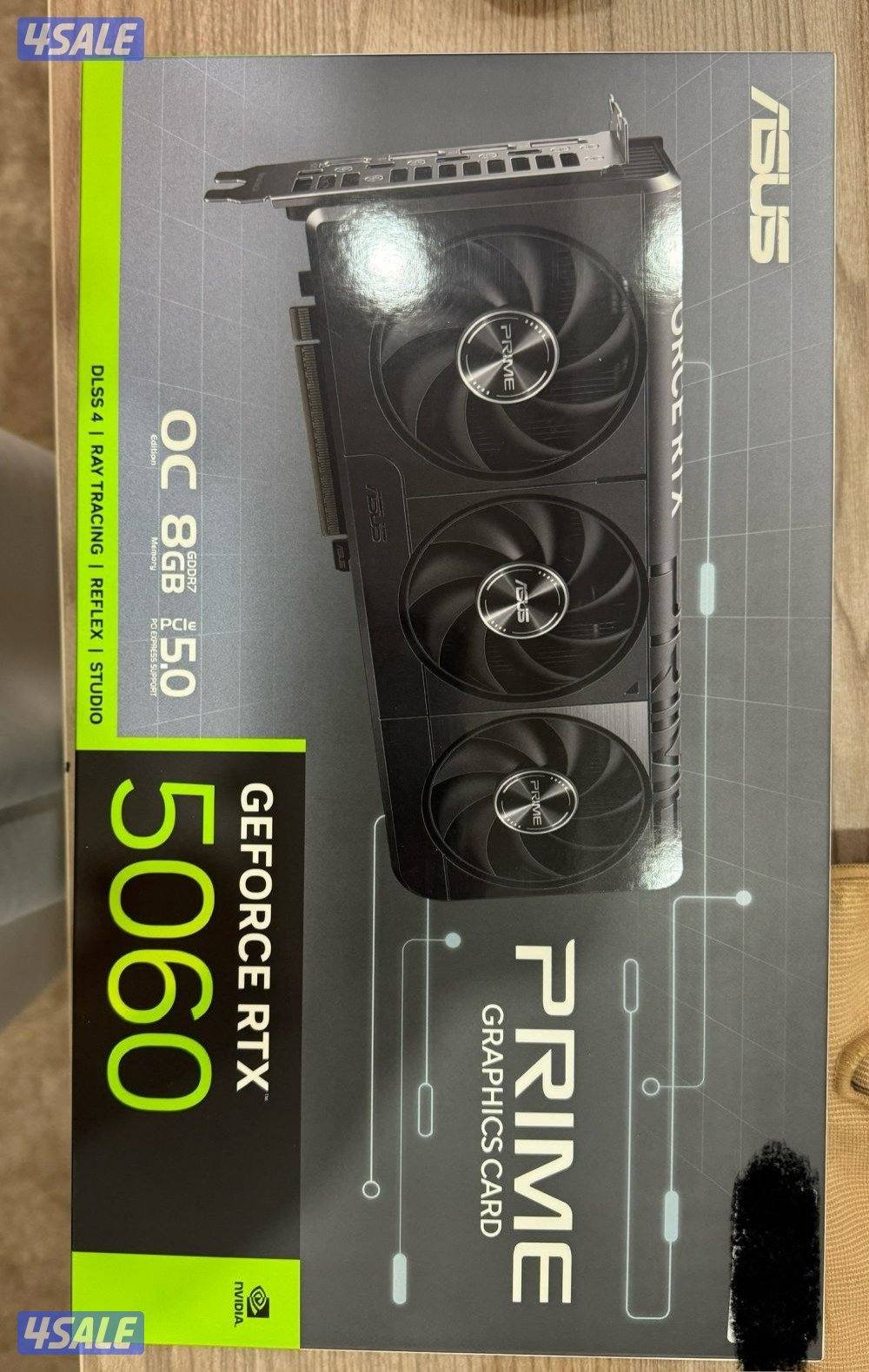 كرت شاشه 5060 من asus  نسخه prime كرت نظيف واخو الجديد1