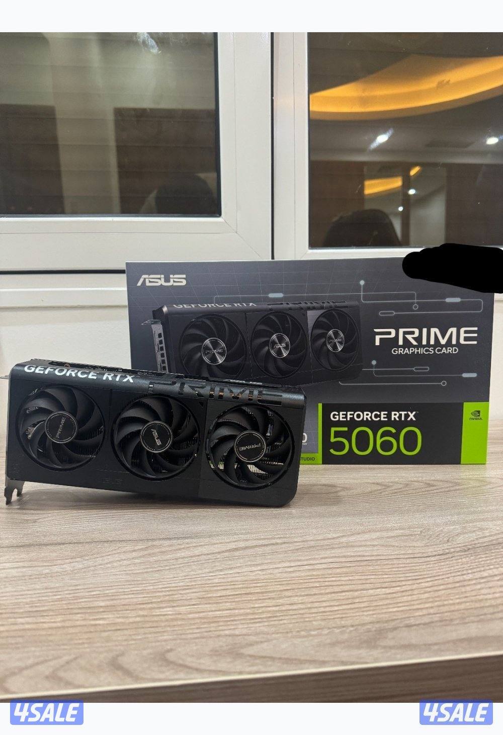 كرت شاشه 5060 من asus  نسخه prime كرت نظيف واخو الجديد0