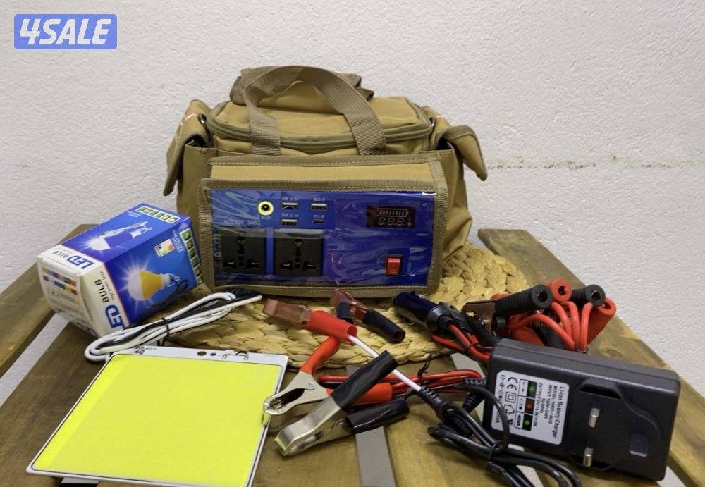 🟢 للبيع بطارية   اكبر حجم تشغل اجهزة كهربائيةوشحن الهواتف3