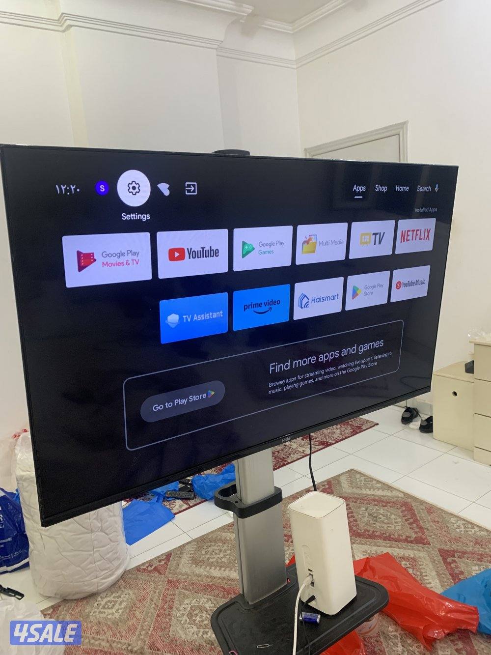 للبيع تلفزيونات 55 و 43 بوصه سمارت 2026 اعلي فئه توصيل جميع المناطق1