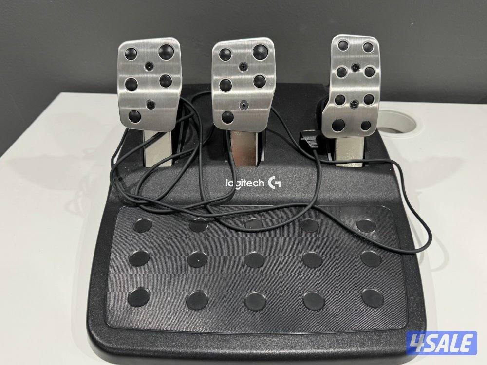 عجله قياده مع دواسات وقير عادي من لوجتك G29 مستعمل خفيف جدا5