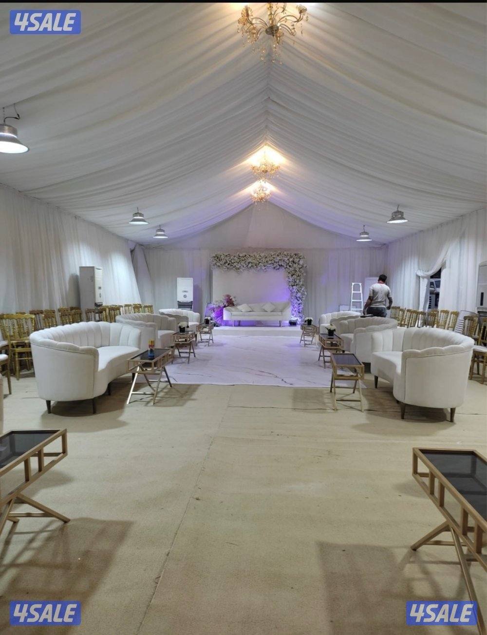 تأجير كراسي وطولات وجميع المستلزمات3