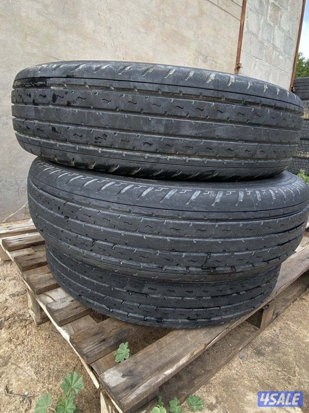 لبيع تواير شاهين مستعملة عدد 3 مقاس 16/85/2457