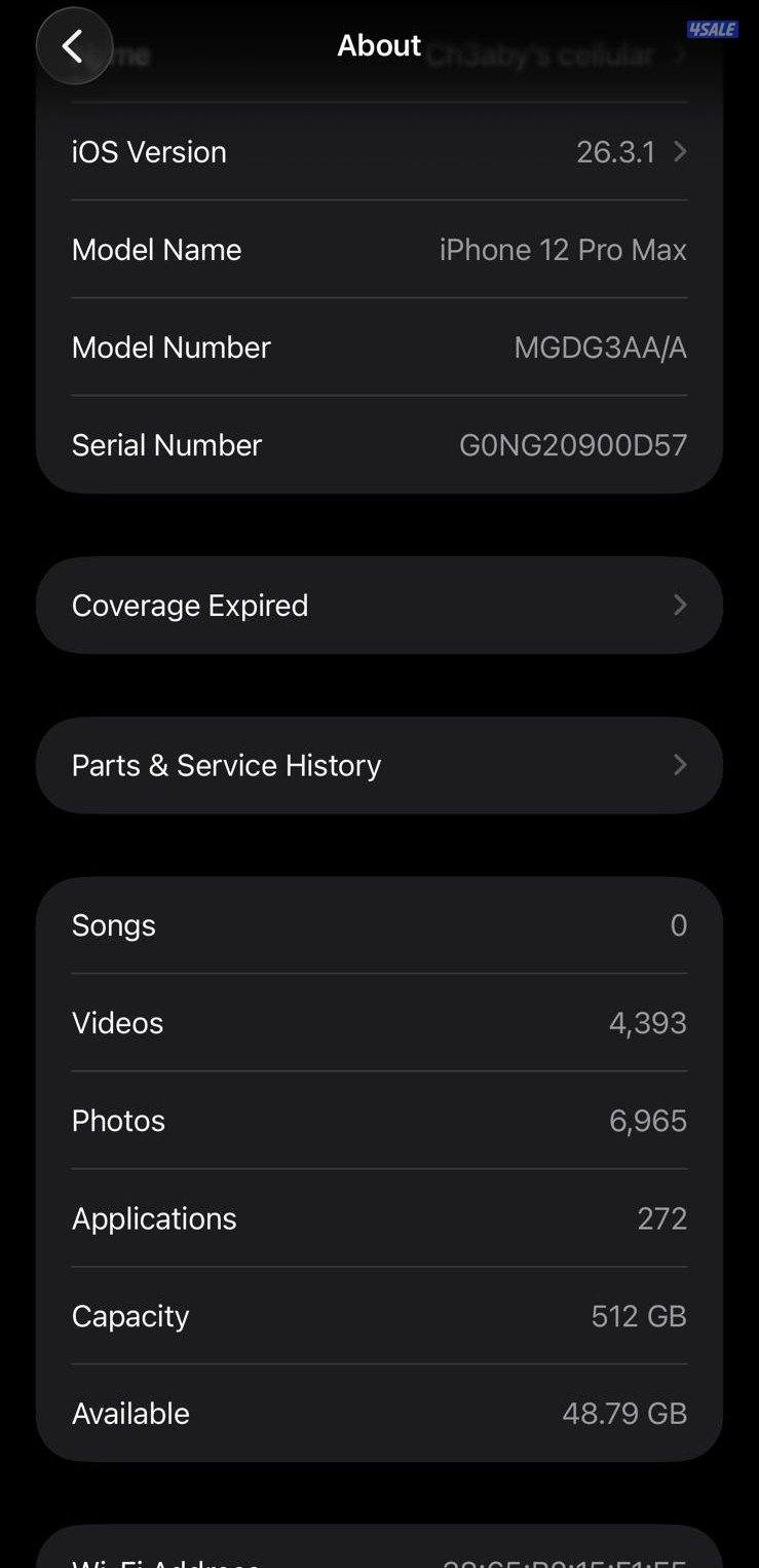 iPhone 12 Pro Max 512 GB4