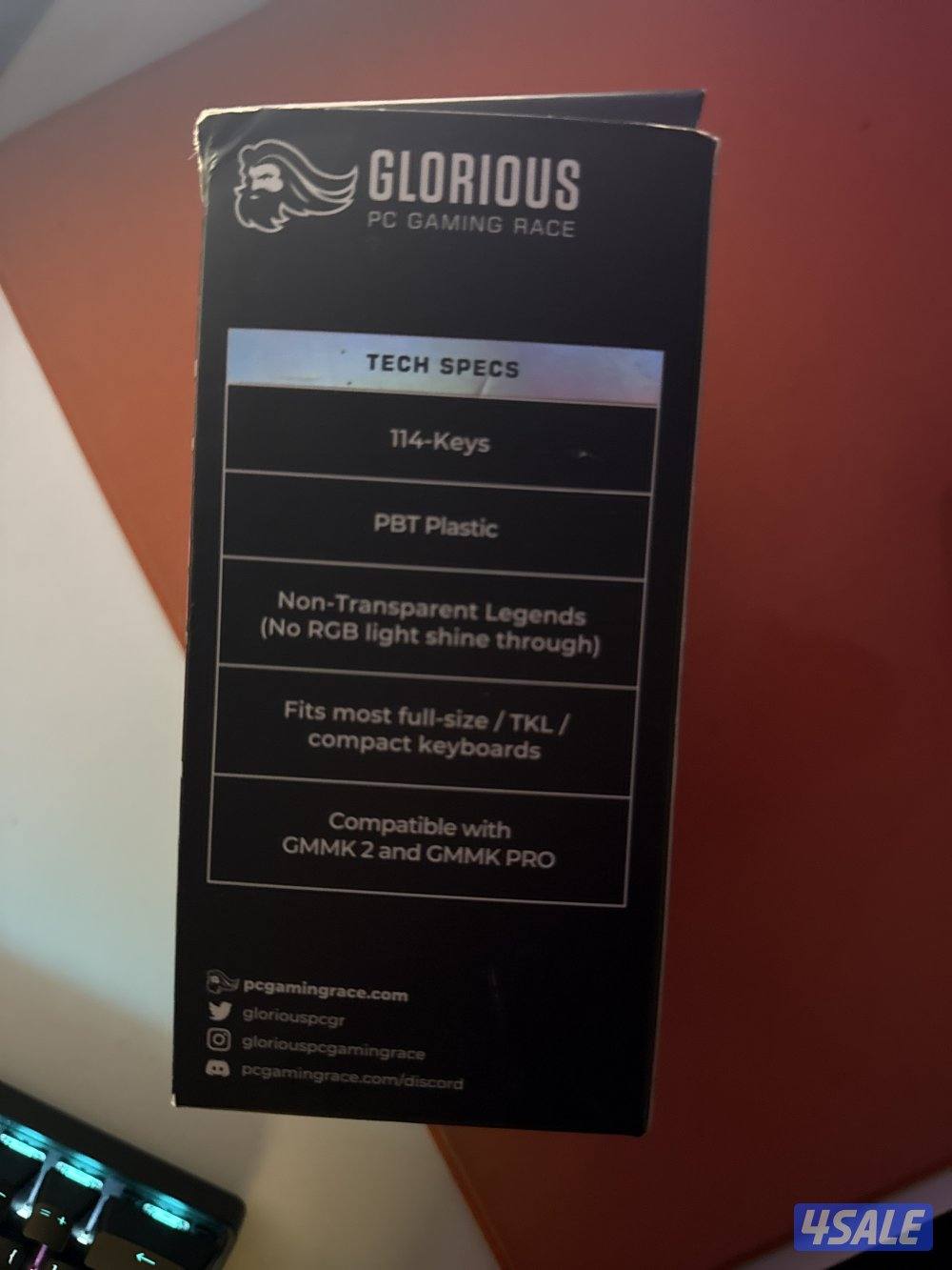 Glorious premium PBT keycaps us pastel color for keyboard15