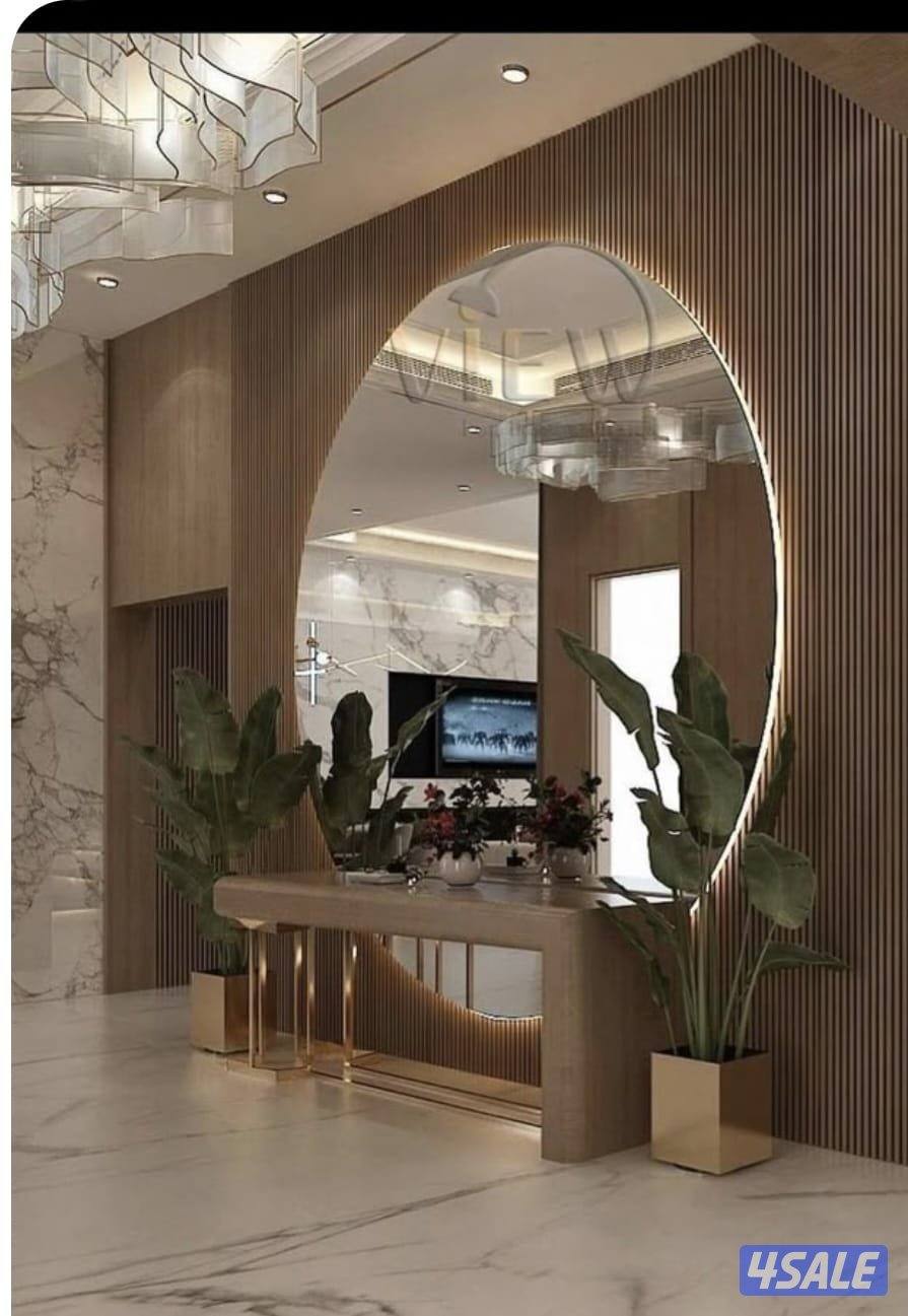 فني زجاج ومرايات ـ دربزين ـ شاور بوكس ـ  واجهات زجاج ـ ديوانيات ـ14