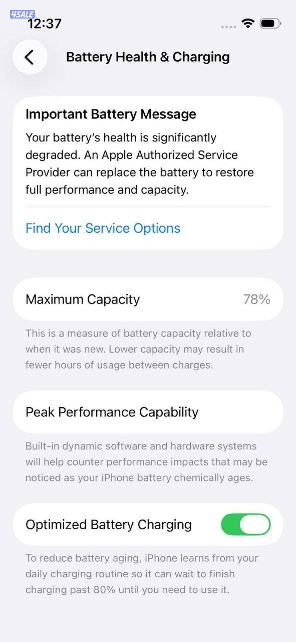 ايفون 13 ميني – 128 جيجا – أخضر بطارية 78% مستعمل كالجديد10