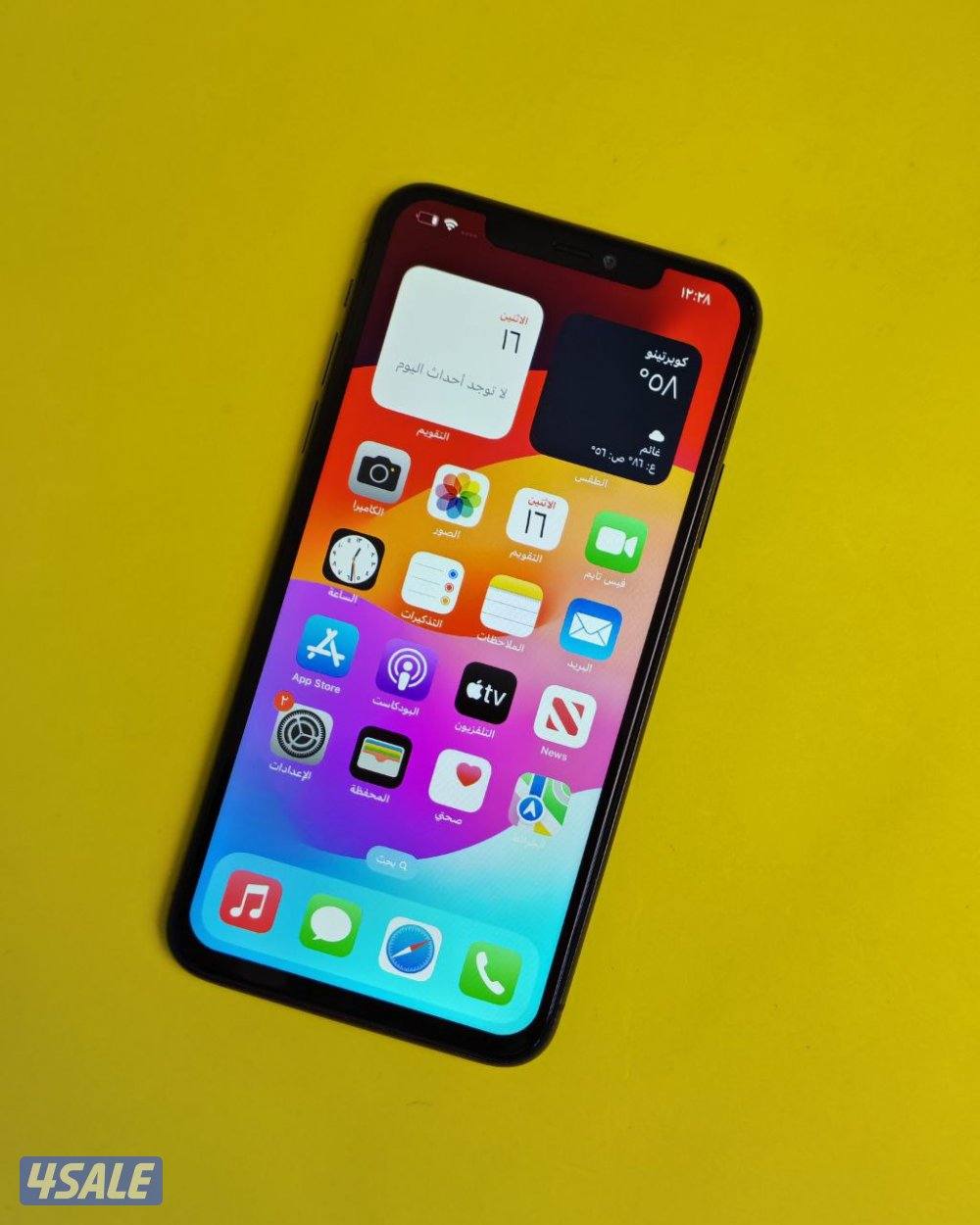 ايفون 11 برو ماكس – 256 جيجا – أخضر بطارية 79% مستعمل0