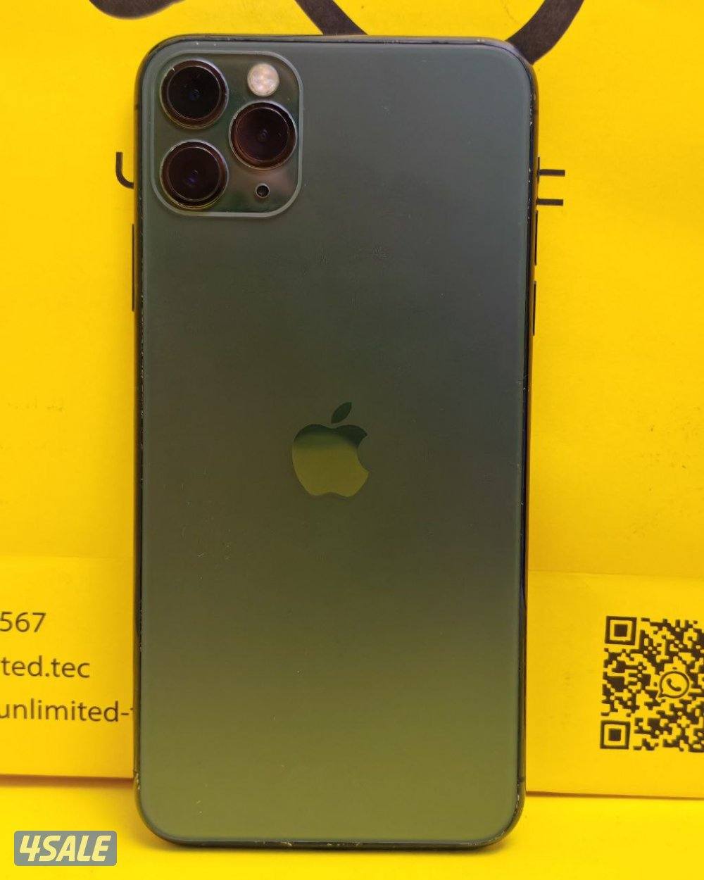 ايفون 11 برو ماكس – 256 جيجا – أخضر بطارية 79% مستعمل2