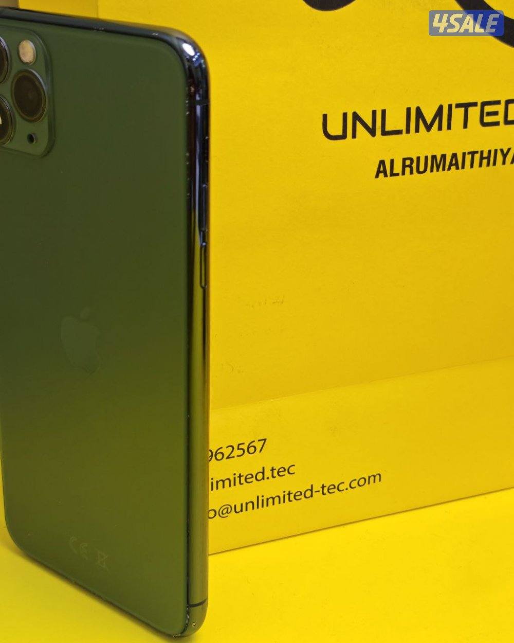 ايفون 11 برو ماكس – 256 جيجا – أخضر بطارية 79% مستعمل6