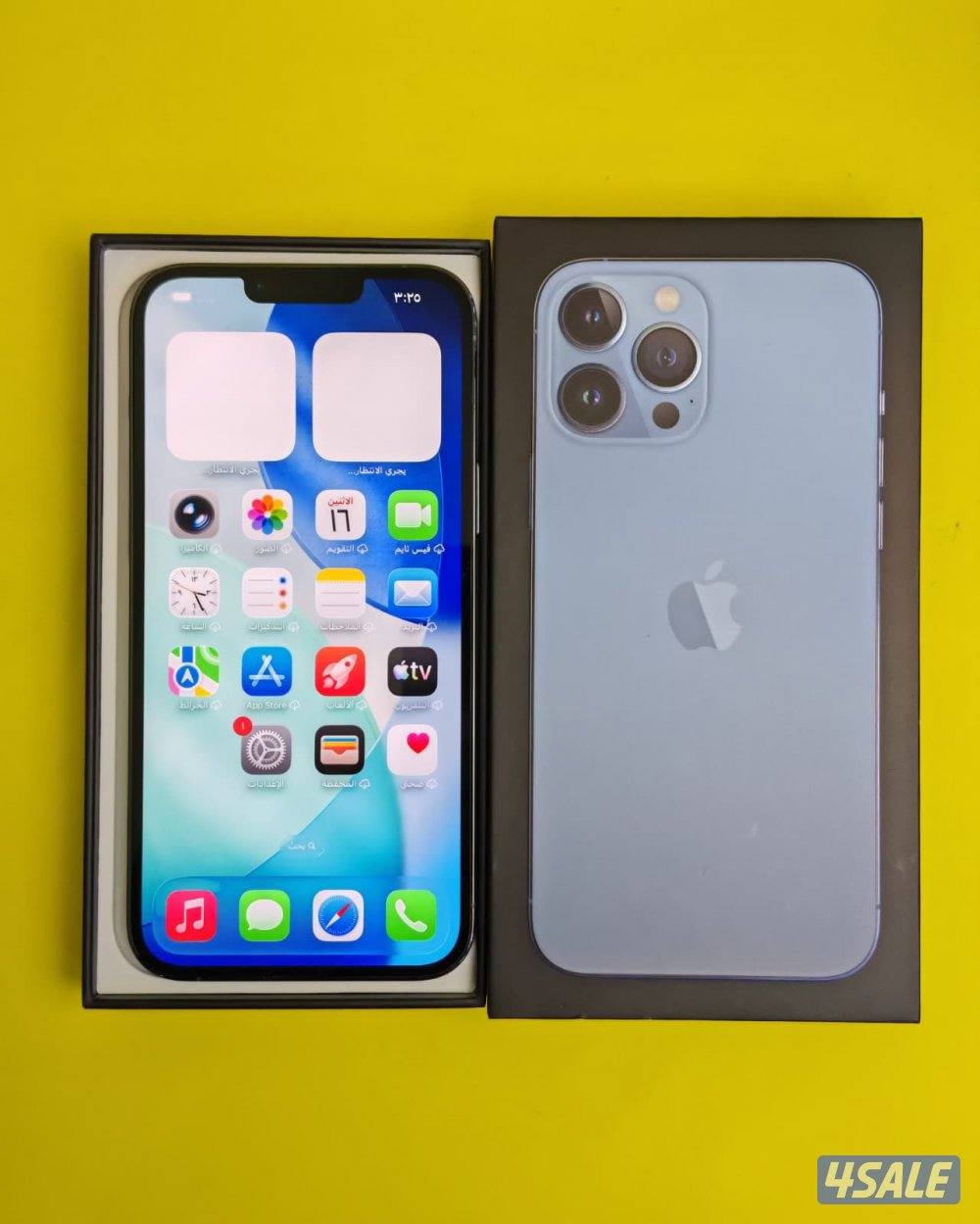 ايفون 13 برو ماكس – 256 جيجا – أزرق بطارية 77% مستعمل10