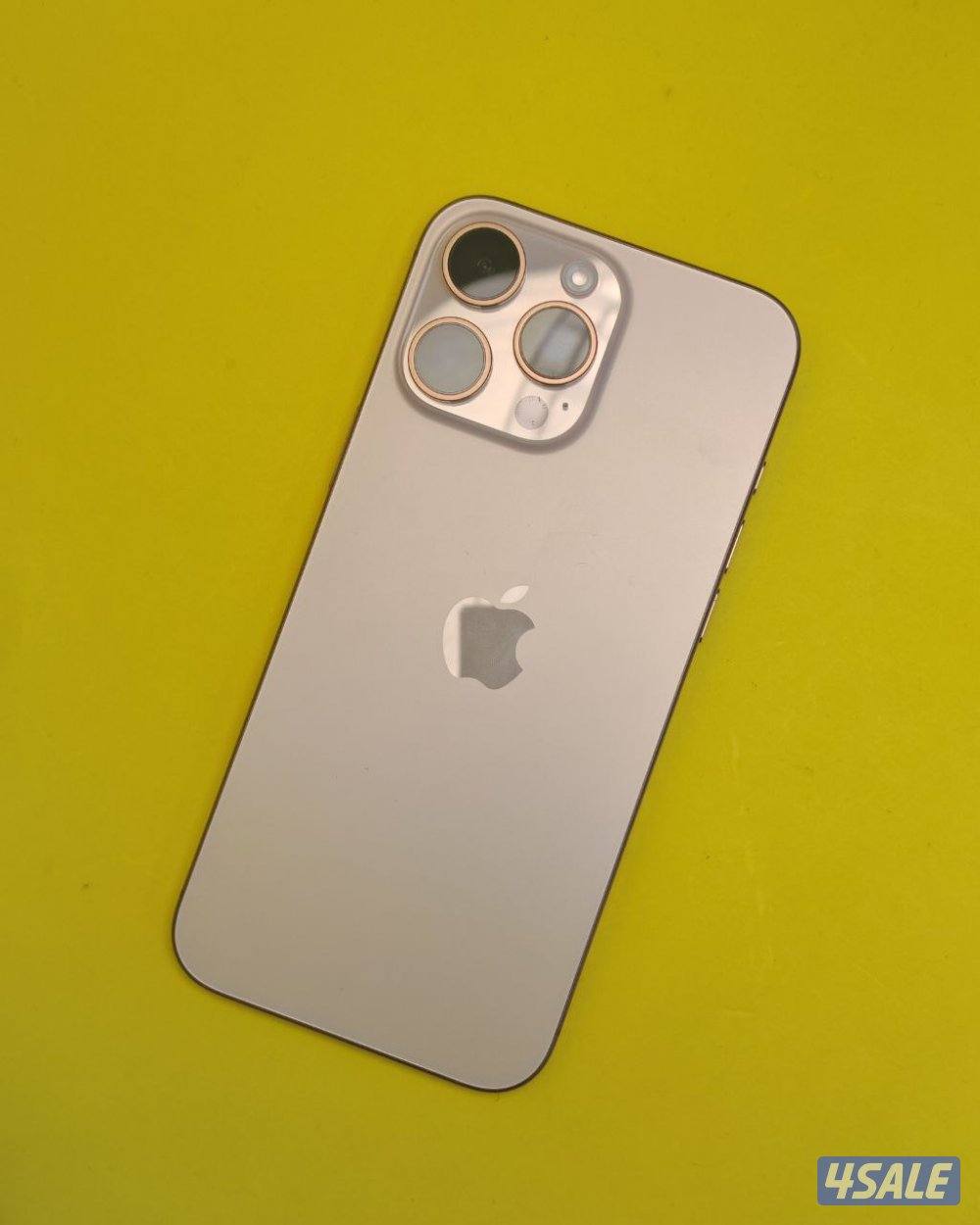 ايفون 16 برو ماكس – 1 تيرابايت – تيتانيوم صحراوي مستعمل كالجديد0