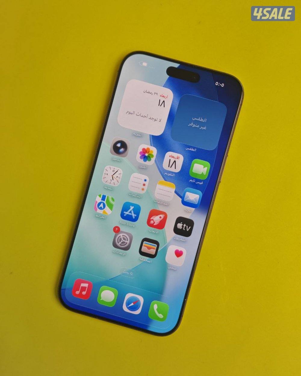 ايفون 16 برو ماكس – 1 تيرابايت – تيتانيوم صحراوي مستعمل كالجديد2