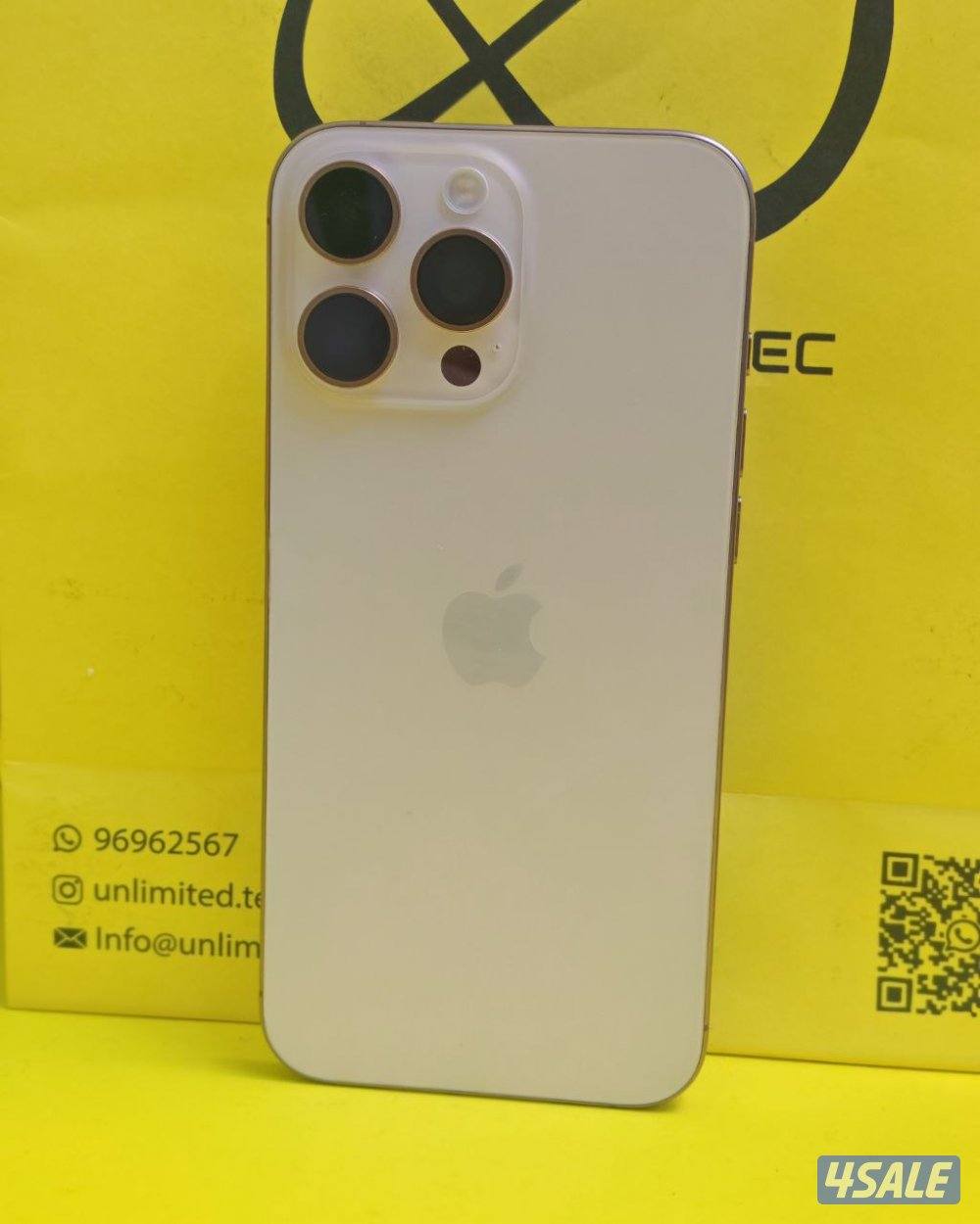 ايفون 16 برو ماكس – 1 تيرابايت – تيتانيوم صحراوي مستعمل كالجديد3