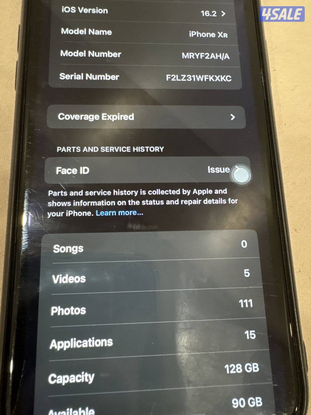 ايفون xr اصفر ، الجهاز سليم فقط الكاميرا الخلفيه ما تشتغل3