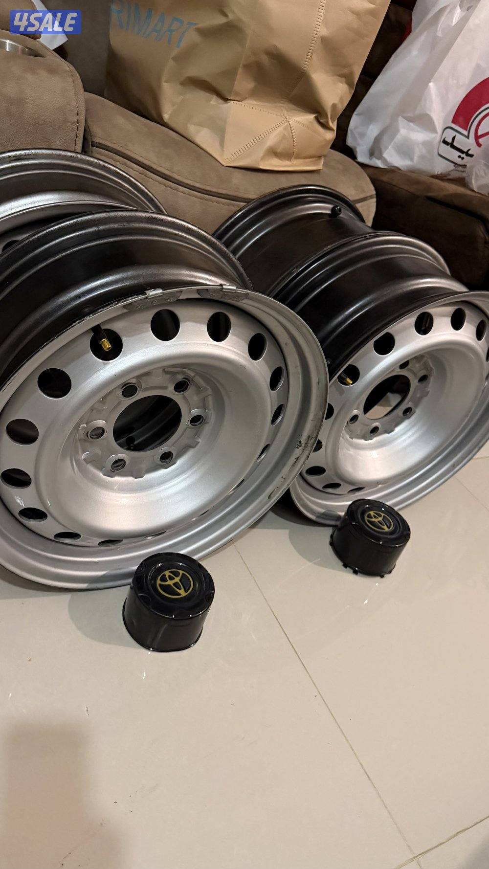 للبيع رنقات هلل نظاف مقاس ١٧ 6 براغي او للبدل مع هلل مقاس ١٧ ٥ براغي0