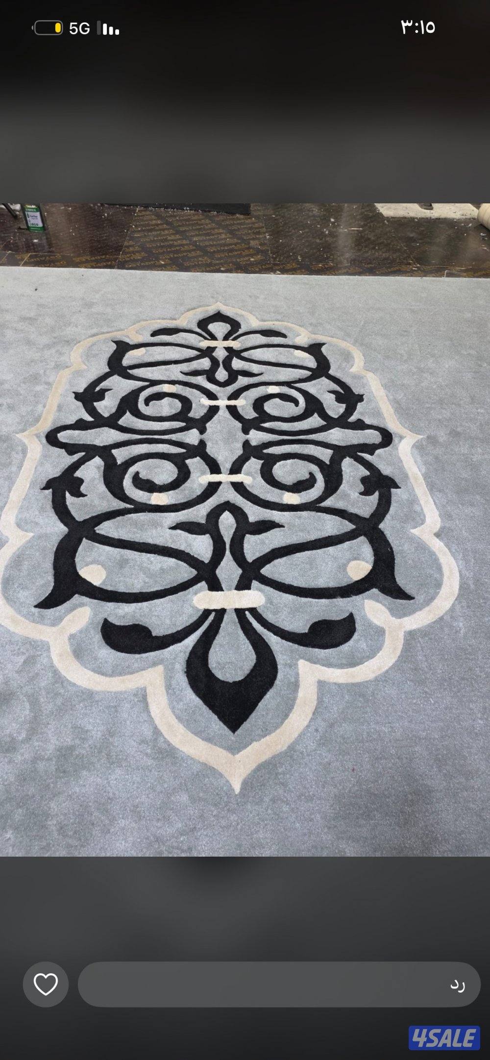 تركيب سجاد تركي ساده مشجر فندقي حفر يدوي بأسعار الجمله9