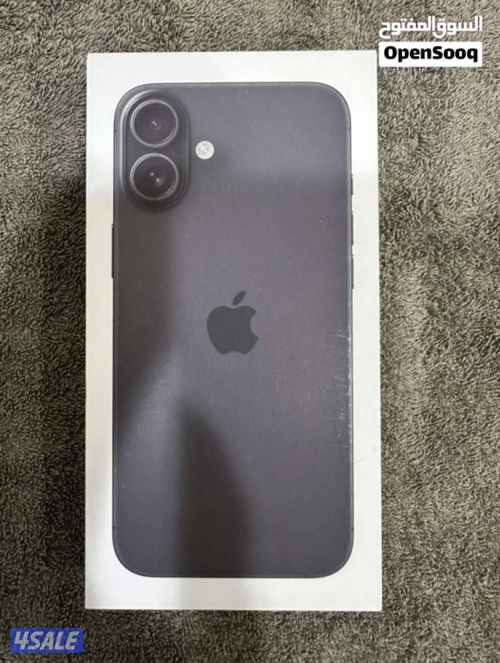 أيفون 16 Plus أسود 512 قيقا جديد بالكرتون1