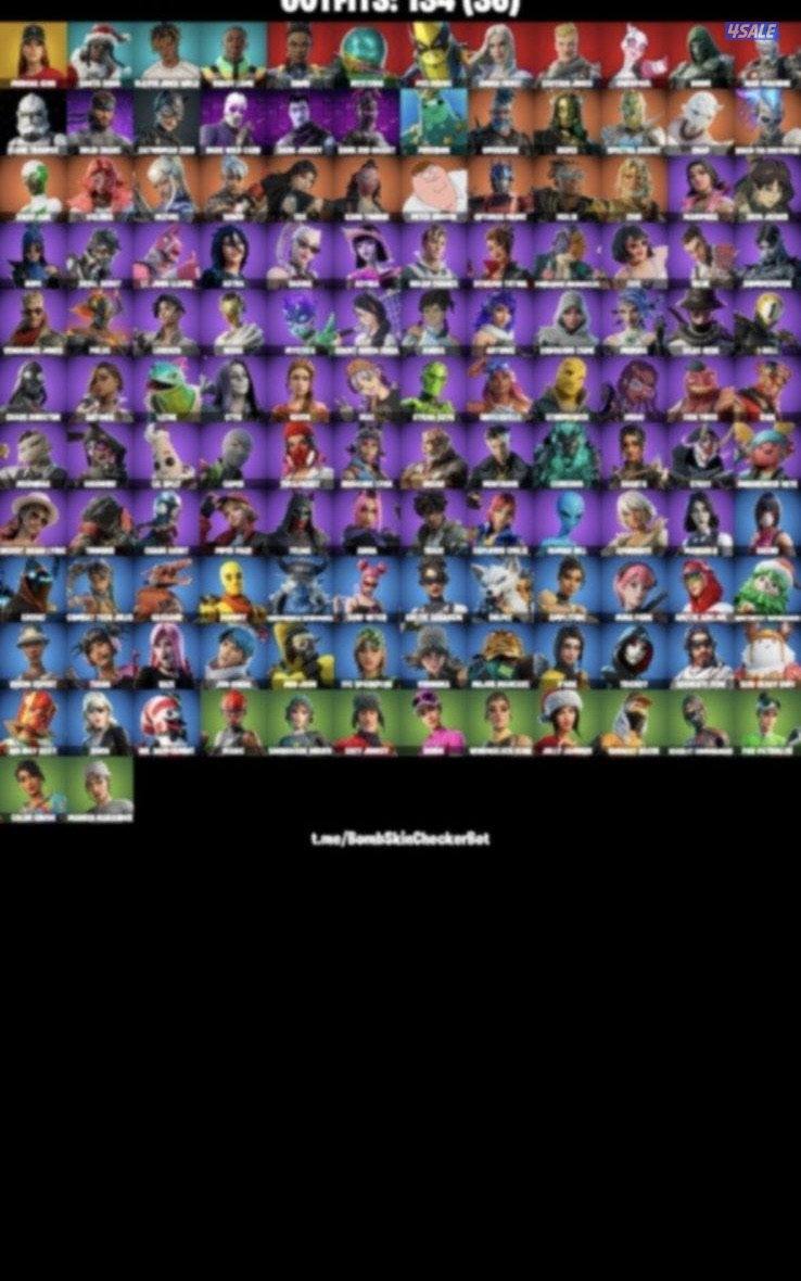 للبيع حساب فورت نايت0