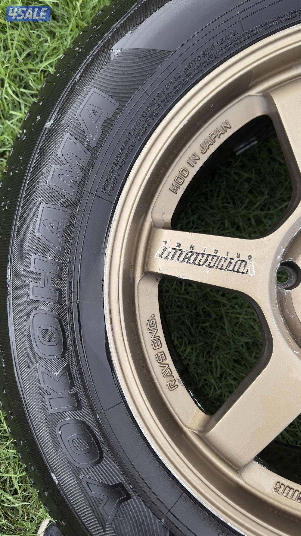 للبيع 4 رنقات ريسنق أصلية مع توايرهم1