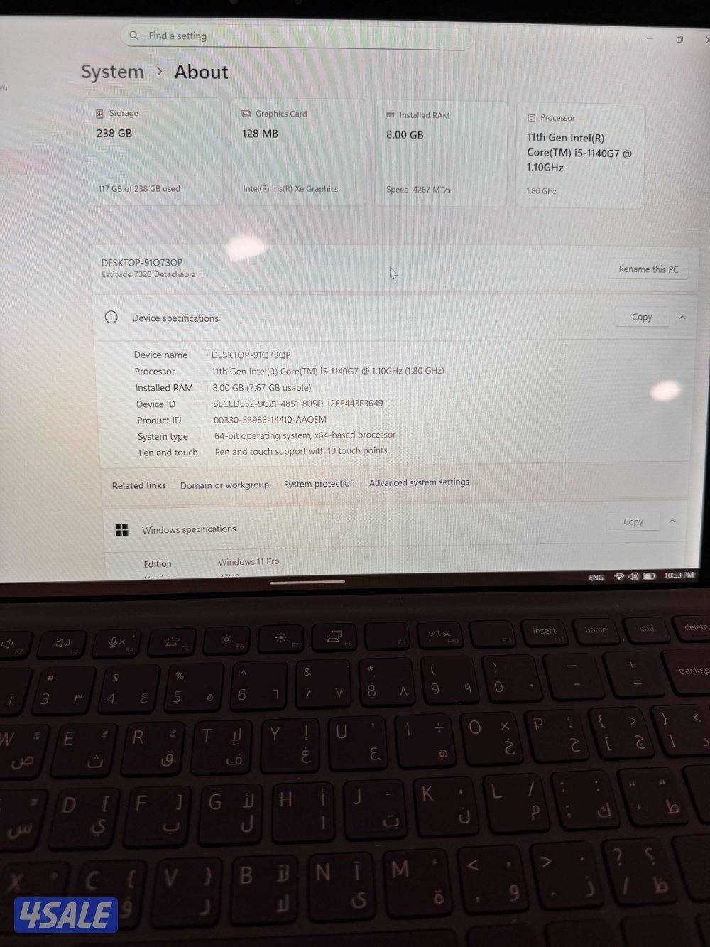 تابلت ويندوز من دل1