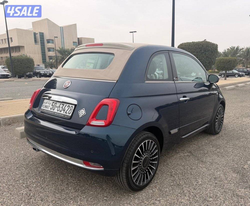 للبيع فيات 500c موديل 2019 ماشي 22الف سيرفس وكاله (تماتيك ) (كشف)1