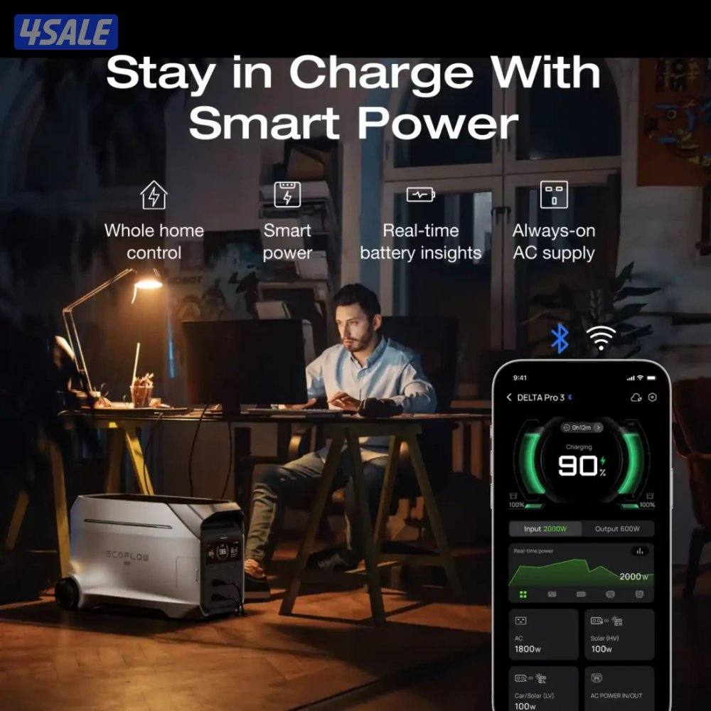 محطة طاقة  4096Wh Power Station EcoFlow DELTA Pro 31