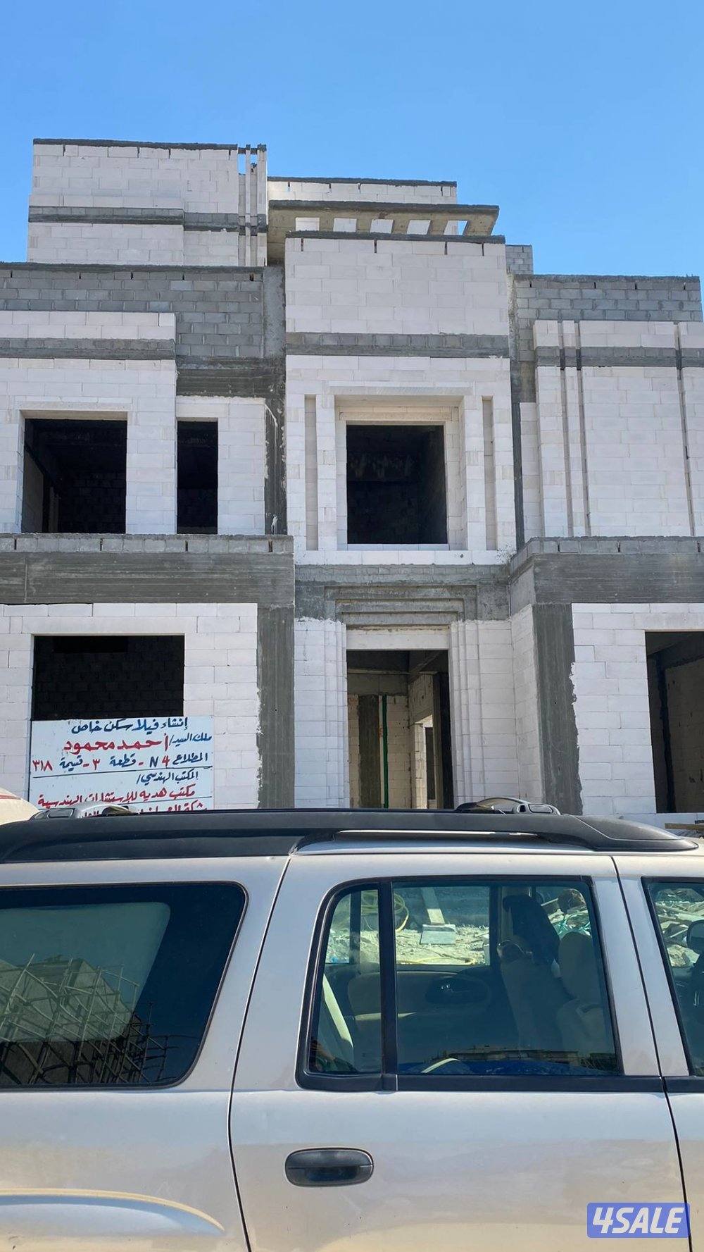 مقاول  هيكل أسود بناء قسائم  ترميم ، تكسر اضافه ادوار وتوسعه مع رفع ان5