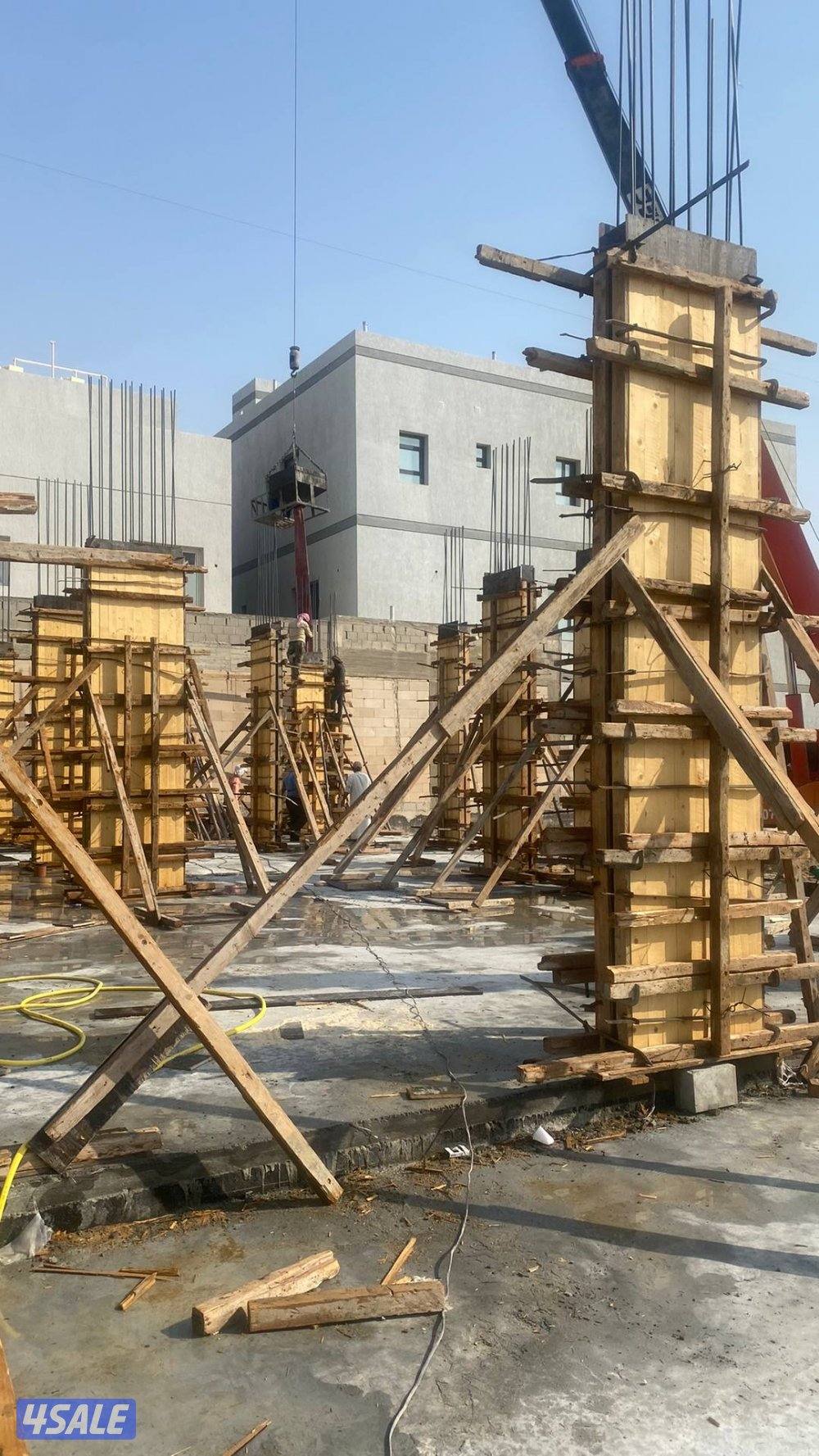 مقاول  هيكل أسود بناء قسائم  ترميم ، تكسر اضافه ادوار وتوسعه مع رفع ان10