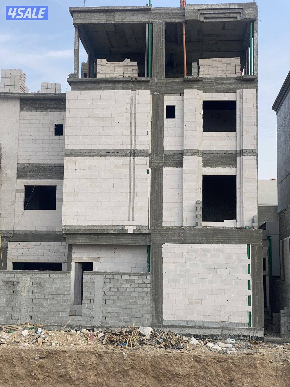 مقاول  هيكل أسود بناء قسائم  ترميم ، تكسر اضافه ادوار وتوسعه مع رفع ان15