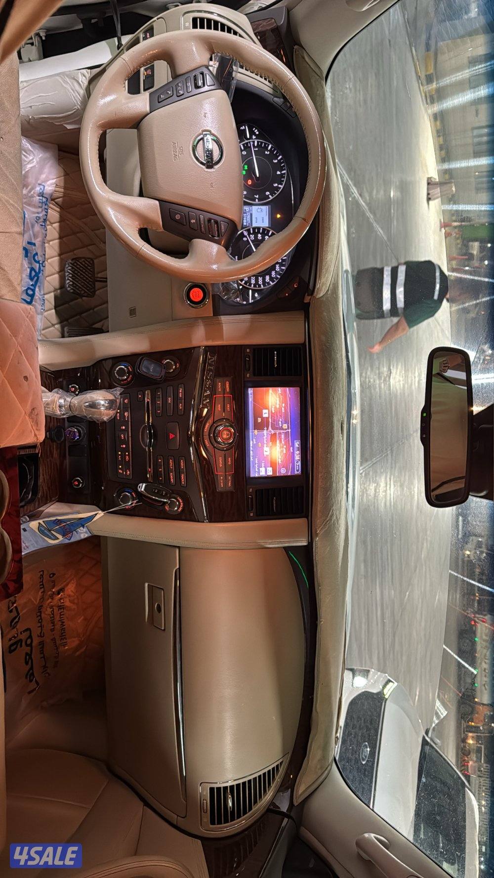 نيسان باترول LE مكينة 400 موديل 2013 شرط الفحص قير مكينة و شاصي وبدي1