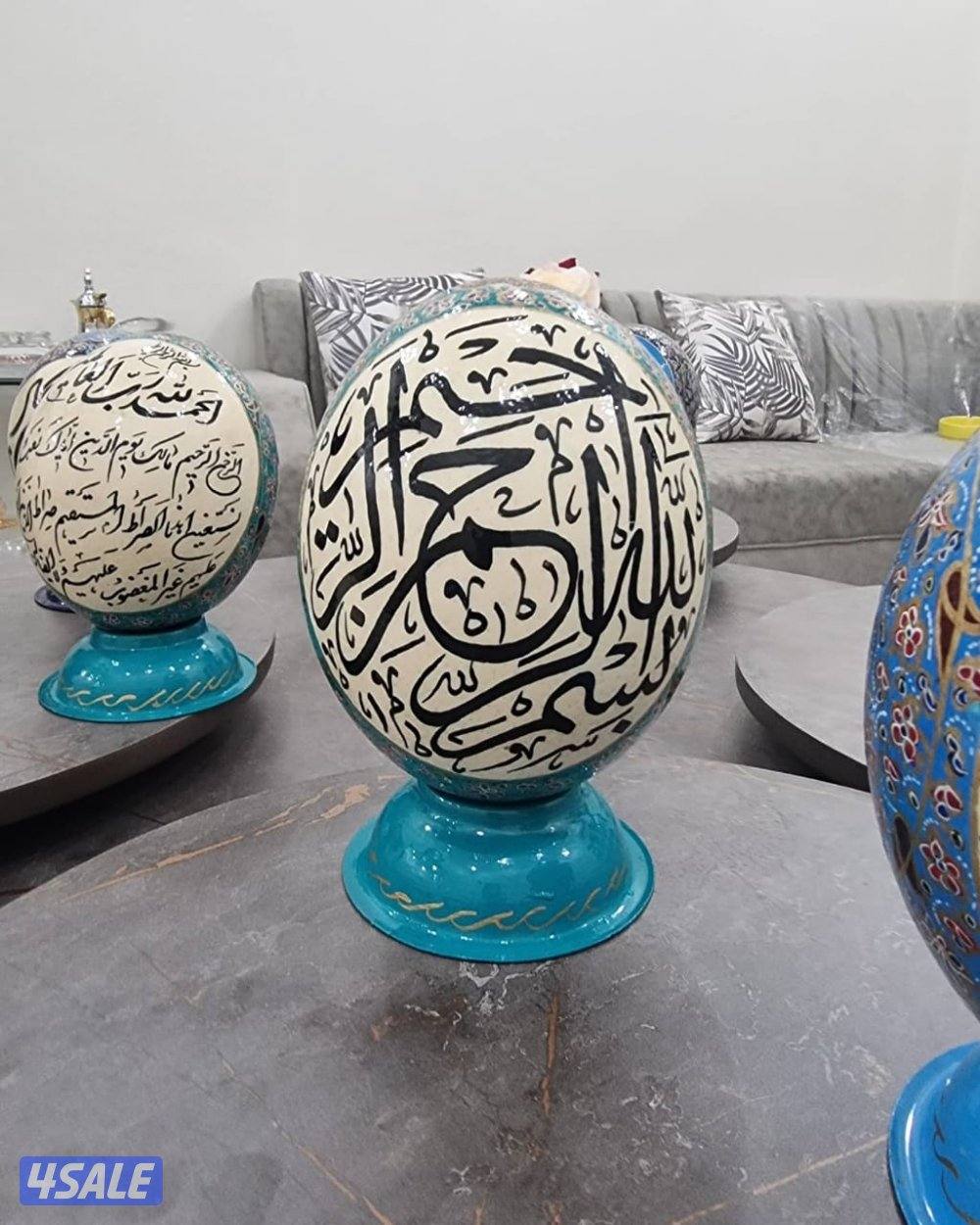 بيض نعام مرسوم عليه13