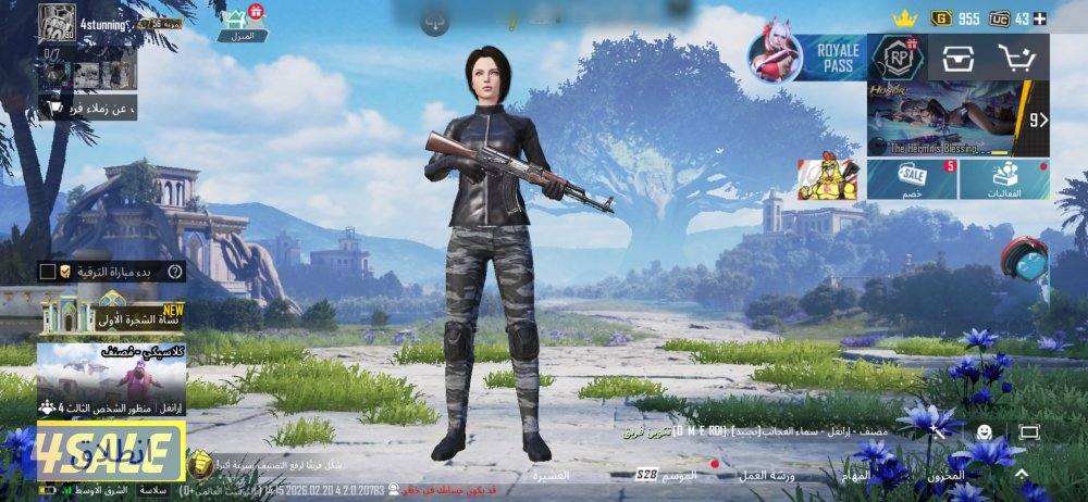 للبيع حساب ببجي0