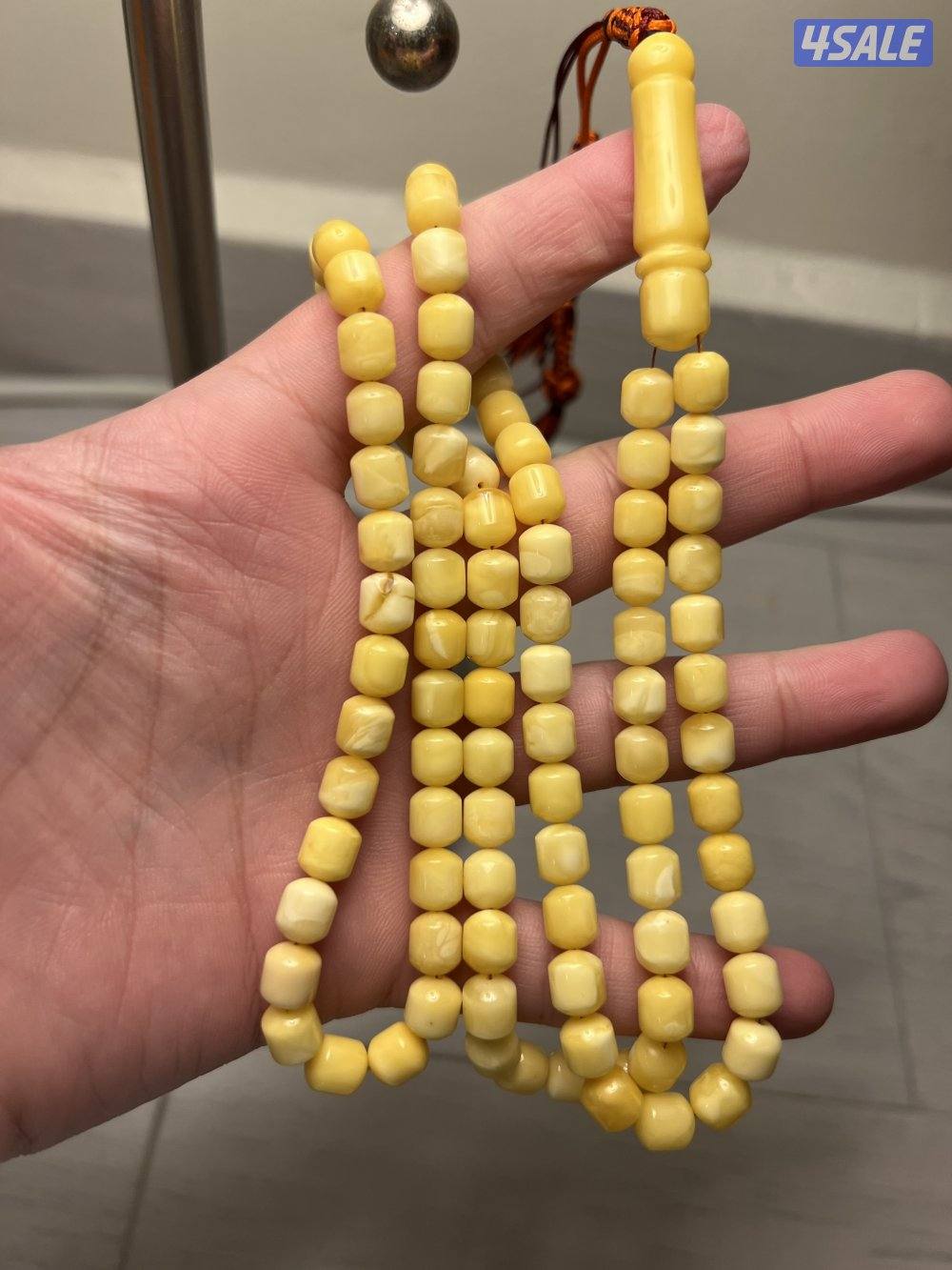 مسباح كهرب تربل سوبر ناعم زبده بالإيد قالب لونه قصه مطلوبه 🩵📿0