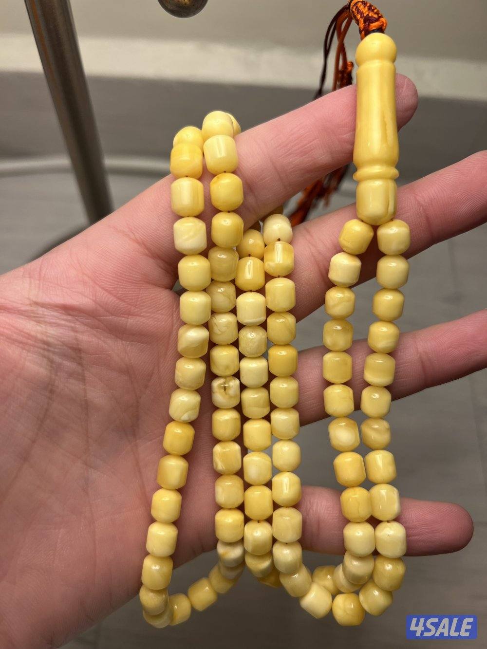 مسباح كهرب تربل سوبر ناعم زبده بالإيد قالب لونه قصه مطلوبه 🩵📿2