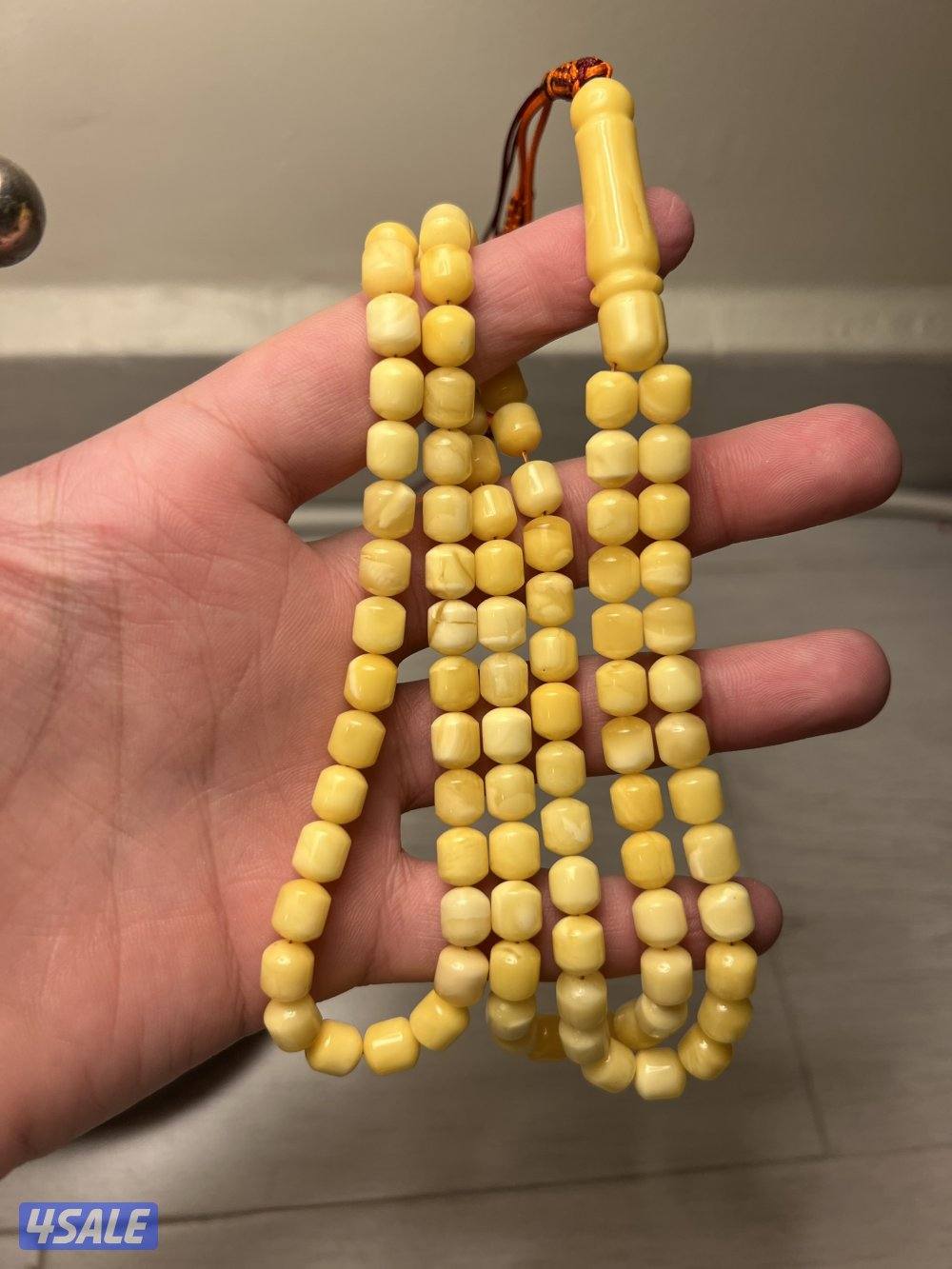 مسباح كهرب تربل سوبر ناعم زبده بالإيد قالب لونه قصه مطلوبه 🩵📿5