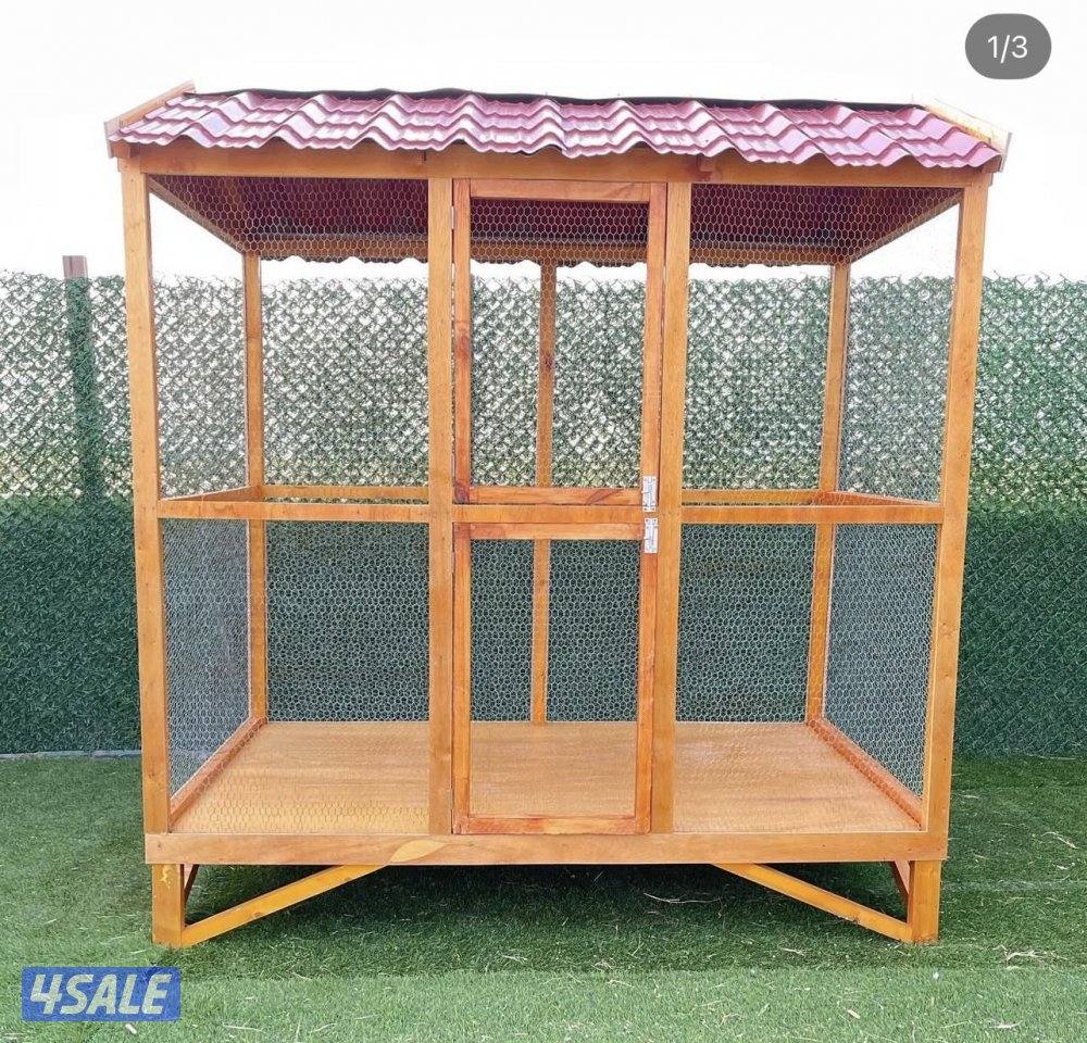 كوخ دواجن خشبي للحدايق المنزلية والمزارع 🛖🪵6