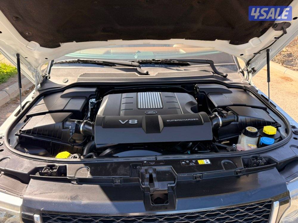 رنج روفر سوبر شارج 2013 بحالة فوق الممتازة سيرفيس منتظم حتي الآن12