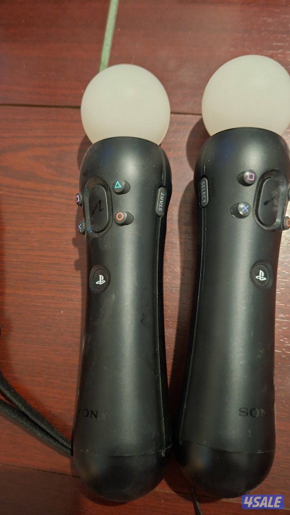 في ار سوني مع كاميرا للسوني و يدتين الفي ار مستعمل كأنه جديد2