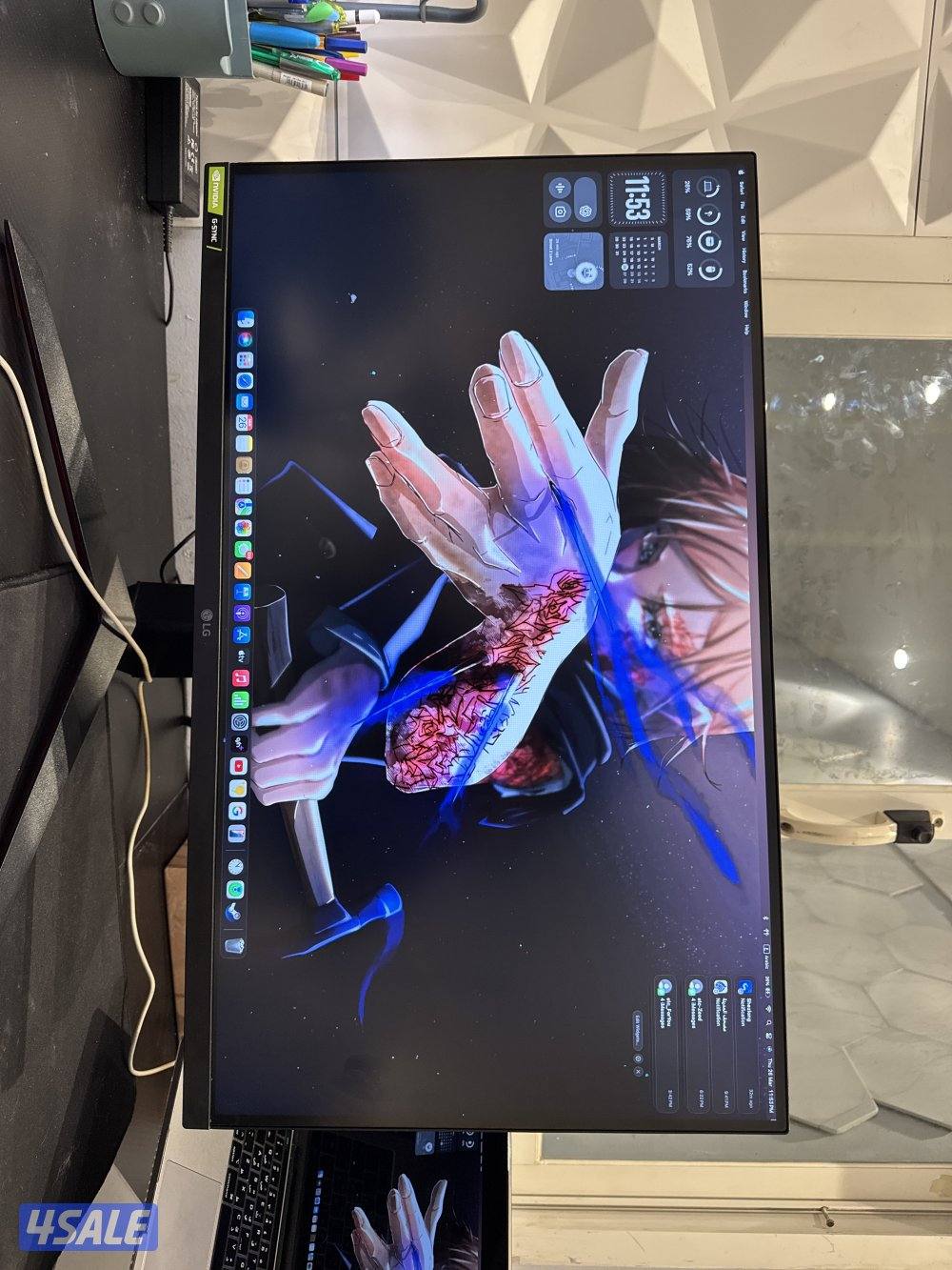 (اول واحد رح انقص له 10)LG UltraGear 144hz 4k 27  inch4