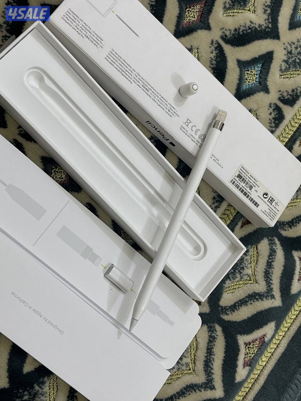 قلم ابل الجيل الاول الاصلي شغال تمام مع الكرتون يشتغل برو و9-8-7-60