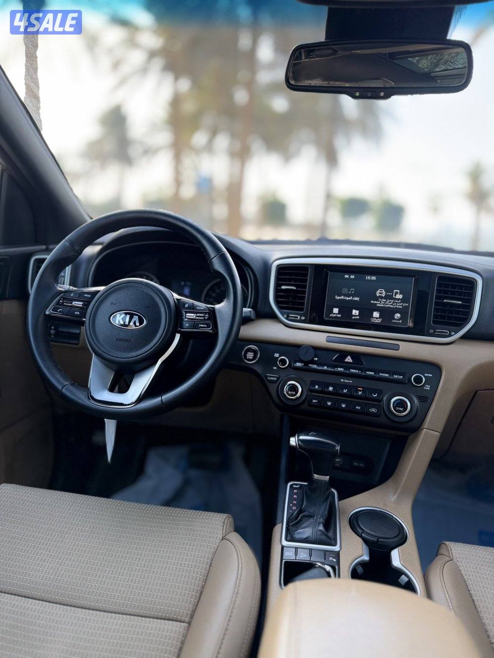 سبورتاج موديل 2020 صبغ وكالة كامل المواصفات بانوراما عداد 150شرط الفحص13